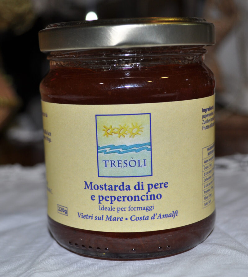 Mostarda di pere e peperoncino